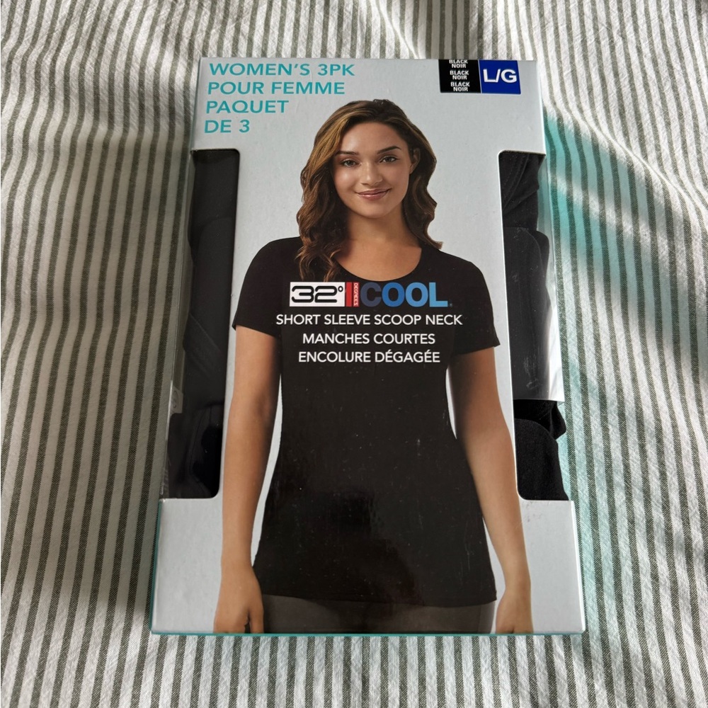 32 Degrees Cool Black T-Shirt